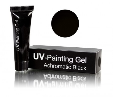 UV-Painting Gel, Achromatic Black