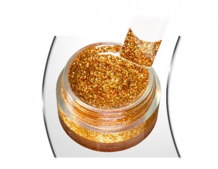 Gold glam glitter gel King