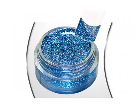 Glam Glitter gel Electric Blue
