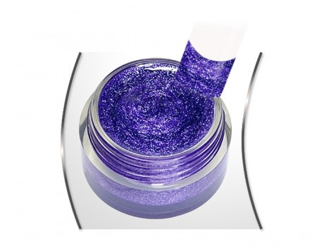Glitter gel Ultra Violet Silver